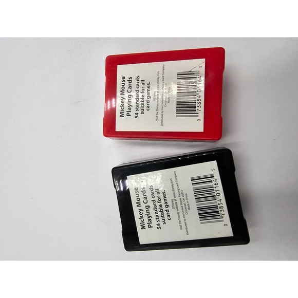 Disney's Mickey Mouse Celebrating the Holidays Mini Deck of Cards Vintage NEW - Picture 2 of 2